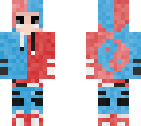 red and blue emo kidd