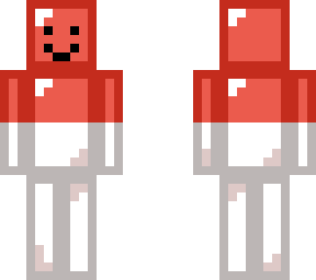 red and white