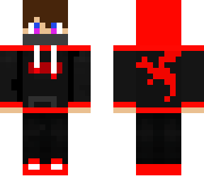 red hoodie boy