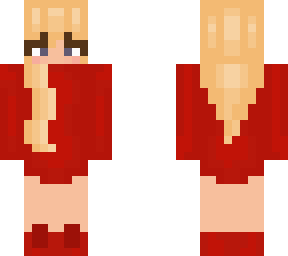 red sweater girl
