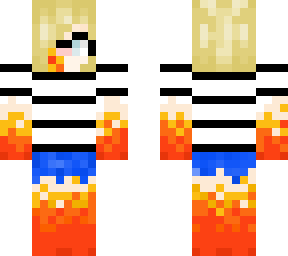 short haired blonde blazeborn girl
