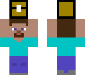steve holding a chest