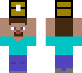 steve holding a chest