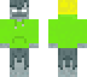 stray skeleton with green hoodie and yellow beanie