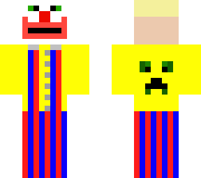 striped clown