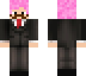 suit with mustache