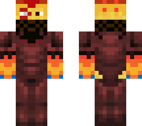 The Blaze King Minecraft Skin