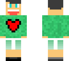 the happy boy with minty clothes