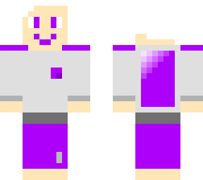 the purple gamer (white hair)