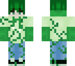 vine covered boy