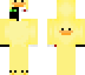 white/black ender duckie