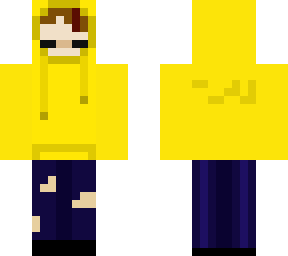 yellow hoodie