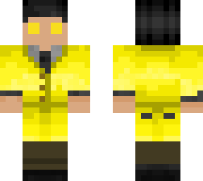 yellow suit