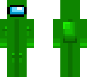 -* t h e  l i a r *- dark green among us skin