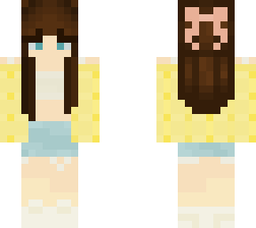 -yellow cardigan-