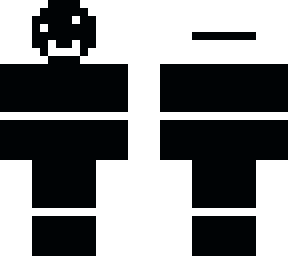 black and white