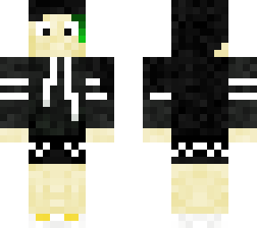 black hoodie girl