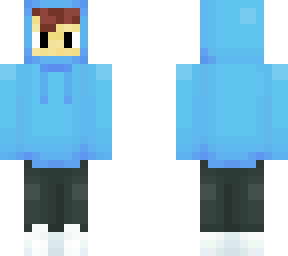 blue hoodie boy