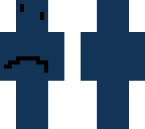 blue sad man