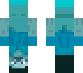 blue upside down steve