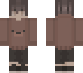 boy in bear hoodie