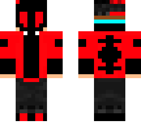 cool red mask kid