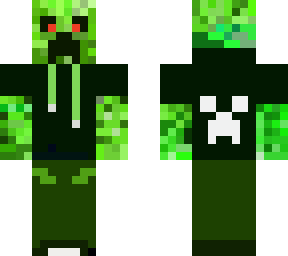 creeper with hoodie