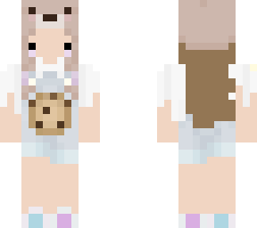 cute bear cookie girl