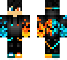 fire_ice_boy_black_hair_skull