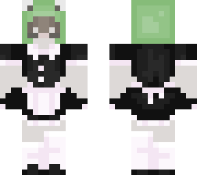 frog with maid outfit