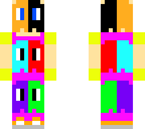 ghosts of colours in a person