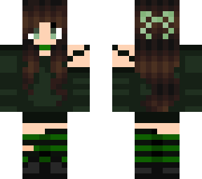 green goth girl