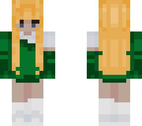 green outfit