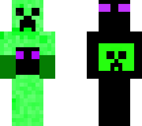 half creeper and half endermen