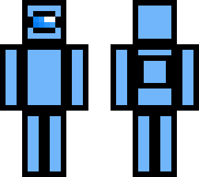 light blue among us person #28