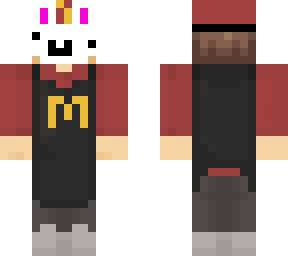 mcdonalds skin i put bunny mask on owo owo owo