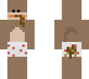 monkey but with poop