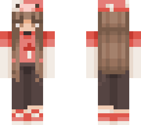 mushroom girl with hat