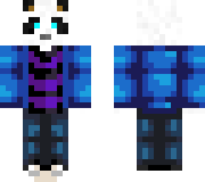 panda in a jacket