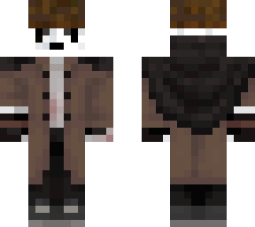 panda in a trench coat
