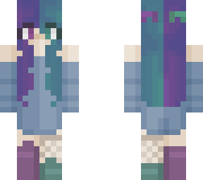 purple/aqua ~ ce