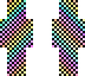 rainbow checkerboard
