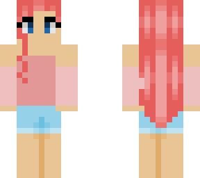 red hair (remake from the other red hair that i made)