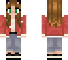 red jacket cat girl