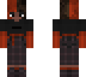 red split-dyed & outfit