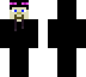 steve wearing enderman suit