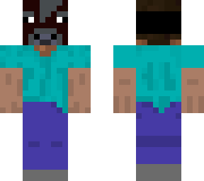 steve with cow mask
