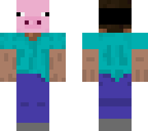 steve with pig mask