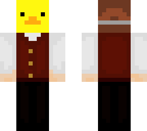 suited duck mask