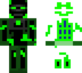 super cool skin this time green!!!!